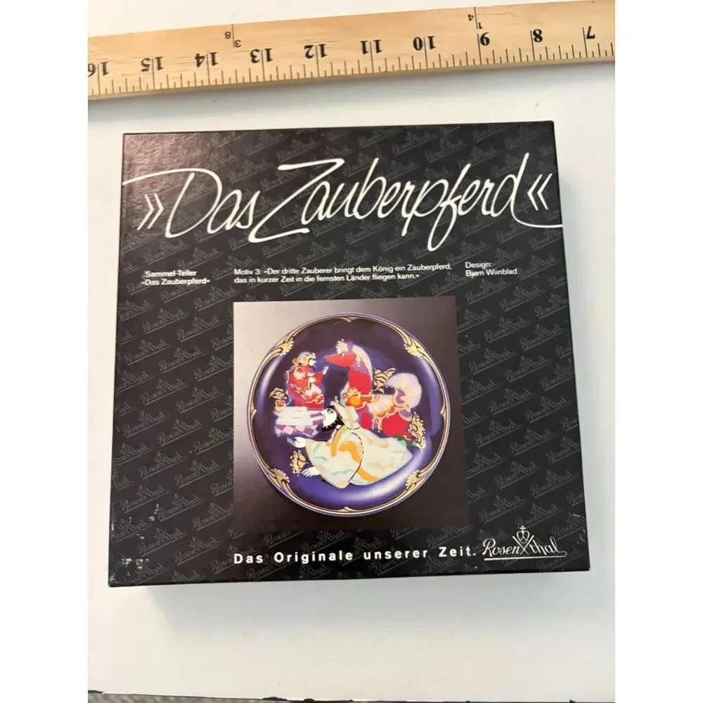 Rosenthal Zauberpferd  Magic Horse Arabian Night plate by Bjorn Wiinblad